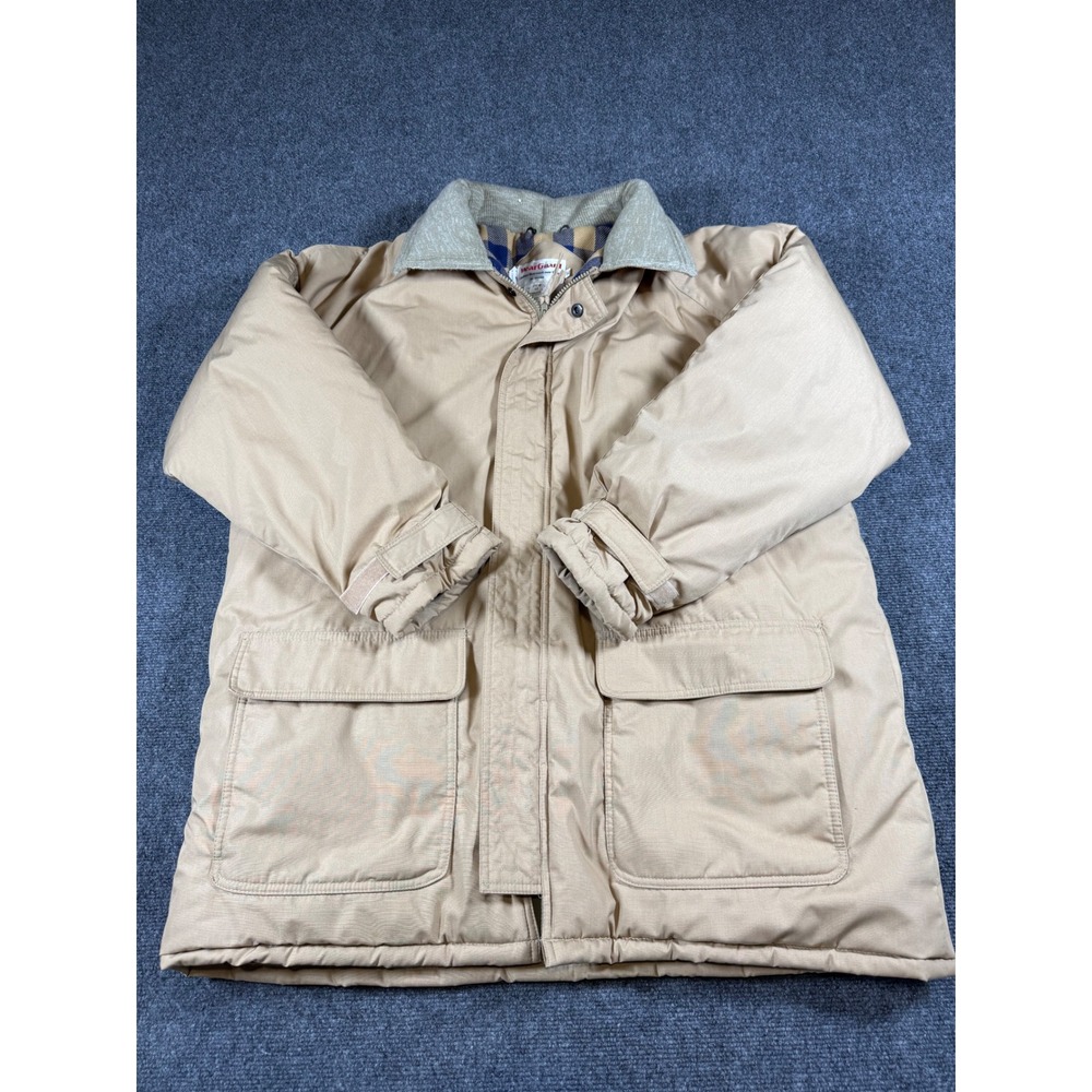 Vintage WearGuard Jacket Mens XL Work Field Plaid Lined Utility Coat Soft‎ Shell
